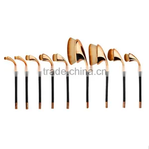 2016 Newly Silver 9 Pieces Golf Make up Brushes Sets thumbnail-6