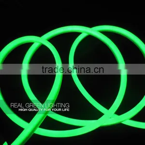 IP65 Outdoor Garden Decoration Green 24V LED Neon Rope Lighting thumbnail-2