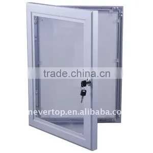 Bulletin Board With Lock, Lockable Sign Frame thumbnail-1