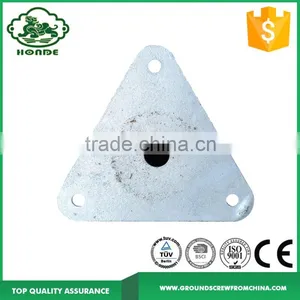 Factory Direct Sale Triangle Flange Ground Screw Anchors thumbnail-5