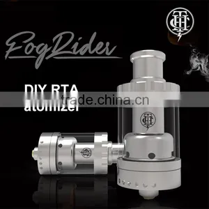 2016 Top Quality Electronic Cigarette Vaporizer Fog Rider Rta Tank Atomizer Wholesale thumbnail-1