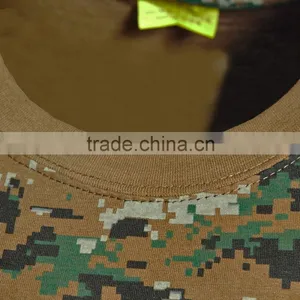 Camouflage Wargame Wear T-shirt Army Military Cotton T-shirt thumbnail-3