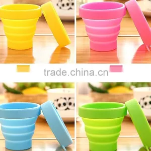 Food Grade Heat Resistance Folding Silicone Cup for Travel Outdoor Camping thumbnail-5
