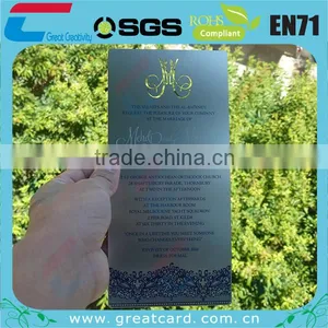 Ideal Product Plastic Wedding Card/Metal Wedding Card thumbnail-2