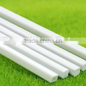 Model Square Tube in Plastic Profile Plastic Scale Tube ABS Diy Model Plastic Materials thumbnail-3