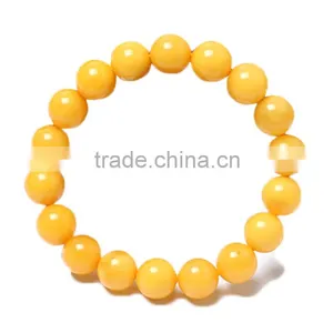 A Generation of Pure Natural Beeswax Hand String Bracelet Single Ring Bracelet Baltic Amber Beeswax Ornaments Factory Wholesale thumbnail-3