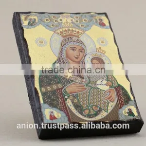 Orthodox Greek & Russian Wooden Icon thumbnail-3