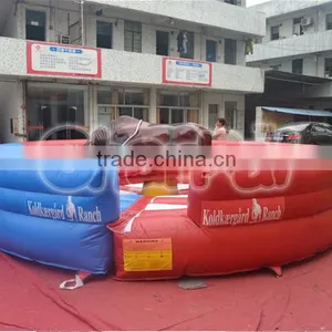 2016 Hot Sale Inflatable Mechanical Rodeo Bull Game With Inflatable Mattress China Supplier thumbnail-5