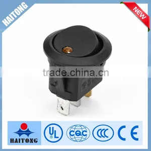12V ON/OFF Dot Led Round Rocker Switch 3 Pin Round Rocker Switch thumbnail-1