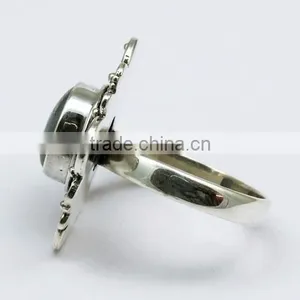 Trendy !! Sapphire 925 Sterling Silver Ring, Gemstone Silver Jewelry, Silver Jewelry 925 thumbnail-4