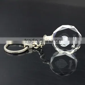 K9 Crystal Glass Keychain With Inner Laser Engraving Key Holders thumbnail-1