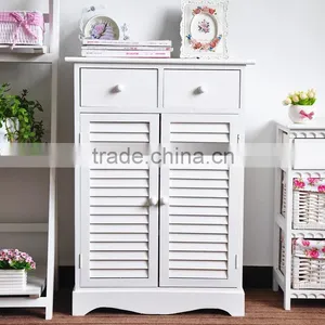 Living Room Solid Wood Shutter Shoes Collect Racks ,storage Cabinet thumbnail-2