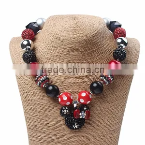 2016 Bear Pendants Latest Design Beads Necklace Set thumbnail-1