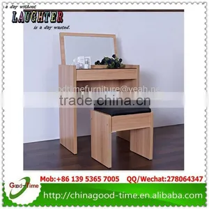 Melamine MFC KD Design Modern Dressing Table With Mirrors thumbnail-1