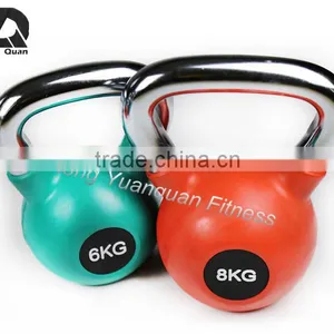 Wholesale Crossfit High Quality Colorful Rubber Coated Kettlebell Supplier's Choice thumbnail-1
