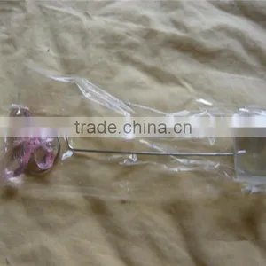 Pink (White) Crystal Butterfly Place Card Holders thumbnail-6