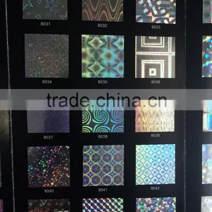 OEM Self Adhesive BOPP Holographic Thermal Laminating Film thumbnail-1