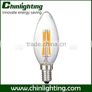4w C35 Led Filament Bulb Frost ul S14 C37 C32 A19 T25 T45 C35 G45 Cool White C35 Filament Led Bulb thumbnail-1