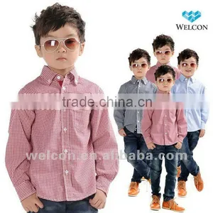 Latest Fashion Design Brand New 100% Cotton Children Clothing Children Dress Children Shirt for Boy thumbnail-1