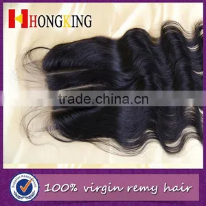 2014 Peruvian Body Wave Lace Closure 4*4 Wholesale thumbnail-1