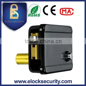 Black Plated Single Cylinder Electric Lock thumbnail-1
