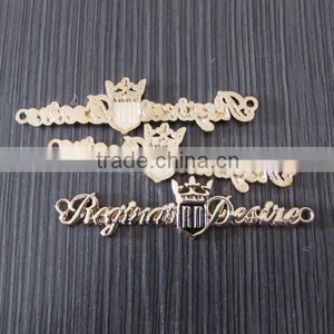 Designed Golden Crown Fashion Metal Plate thumbnail-3
