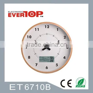 2016 WOODEN WALL CLOCK & METEL WALL CLOCK ET6710B thumbnail-1