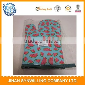 2014 FDA Certificated Heat Resistant Customised Wholesale Promotion Cheap Otton Oven CMitten thumbnail-1