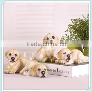 Small Resin Dog Statue Lovely Dog Figurine for Home Decoration thumbnail-1