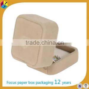 Elegant High End Paper Packaging Jewelry Box Velvet thumbnail-6