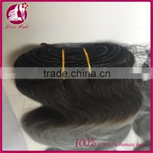 Virgin Human Wholesale Brazilian Omber Color 1B Grey Color Two Tone Braiding Hair thumbnail-6