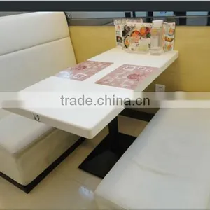 Newest Fashion Acrylic Solid Surface Coffee Table,artificial Stone Restaurant Dinning Table and Charis thumbnail-4