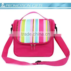New Polyester Cooler Lunch Cool Bag With Carry Handle and Shoulder Strap thumbnail-1
