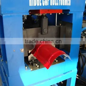 Metal Ridge Cap Roll Forming Machine thumbnail-1