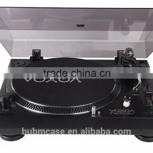 VOXOA T40 Belt-Drive Turntable With USB Rec BUILT-IN PREAMPLIFIER (PHONO/LINE) thumbnail-3