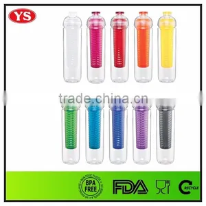 800 ml Sports Plastic Fresh Infuser Water Bottle With Cap thumbnail-1