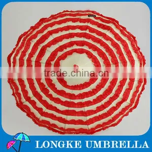 [LK006]Pagoda Parasol Lace Parasol,parasol de Paille thumbnail-1