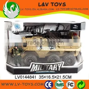Hot-selling Plastic Friction Tank Toy Military Vehicle thumbnail-2