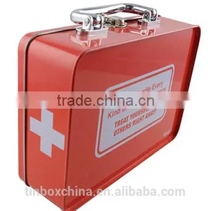 Recycled Custom Rectangular Plain Tin Lunch Box With Handle thumbnail-3