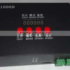 K-1000D;DMX SD Card Pixel Controller;support Standard Dmx512 Chip/DMX512AP-N/WS2821A;drive1024pixel;with Address Writer Function thumbnail-1