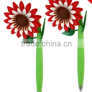 2016 Yes Novelty Colorful Flower Pen/flower Plastic Ball Point Pen thumbnail-4