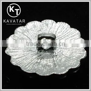 Good Quality NK006 Metal Rhinestone Button With Big Pearl for Clothes thumbnail-4