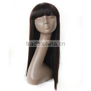 Wholesale New Stylish Heat Resistant Synthetic Long Remy Hair Wig Straight Long Hair Wig thumbnail-1