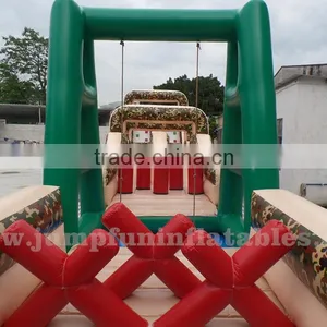 24m Large Obstacle Course Adults Outdoor Challenge Sports Boot Camp Inflatable Course for Sale thumbnail-3