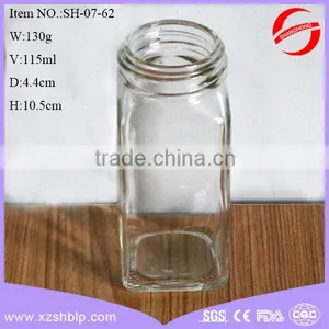 115ml Glass Storage Bottles , Glass Jars For Spice thumbnail-4