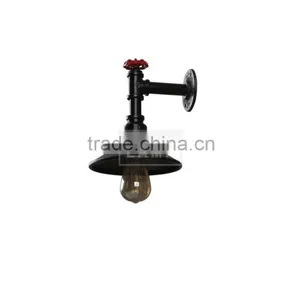 Industrial Metal Water Pipe Wall Light Edison Bulb Style Wall Bracket Wall Lamp for Cabinet thumbnail-4