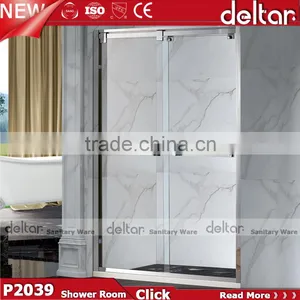 Tempered Glass Cost per Square Foot Bathroom Shower Cabin Toilet Sex Shower Room Shower Enclosure Cubicle thumbnail-1