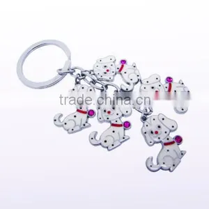 Manufacture Promotional Custom Shaped Metal Dog Keychain thumbnail-4