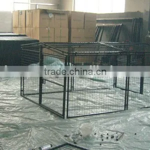 Galvanized Unique Iron Fence Steel Welded Wire Dog Kennels thumbnail-4