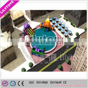 Best Design Inflatable Frame Pool for Summer/inflatable Water Park thumbnail-1